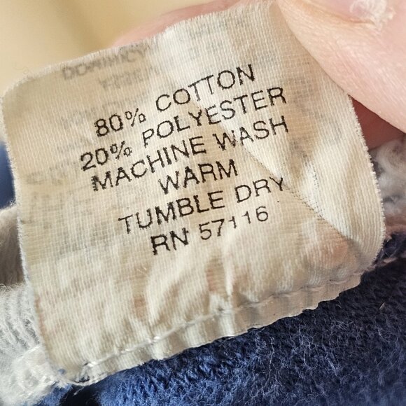 VTG Winnie The Pooh Terry Cloth One Piece Baby Romper Blue Size 3/6 Months - Picture 10 of 10